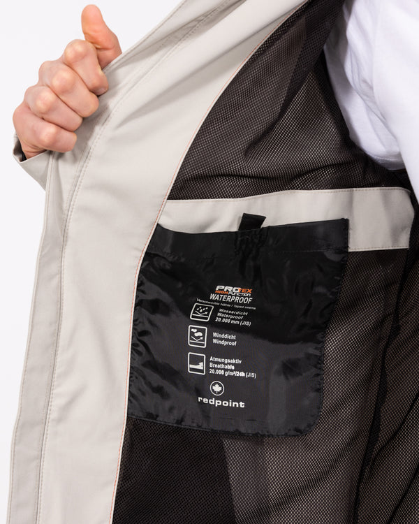 Redpoint Len 4.0 Tall Waterproof Jacket (stone)