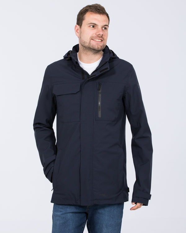 Redpoint Luke Tall Hooded Jacket (navy)