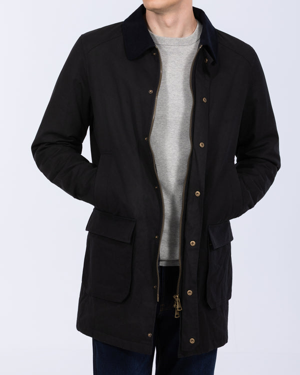 Skopes Ribble Tall Wax Jacket (navy)