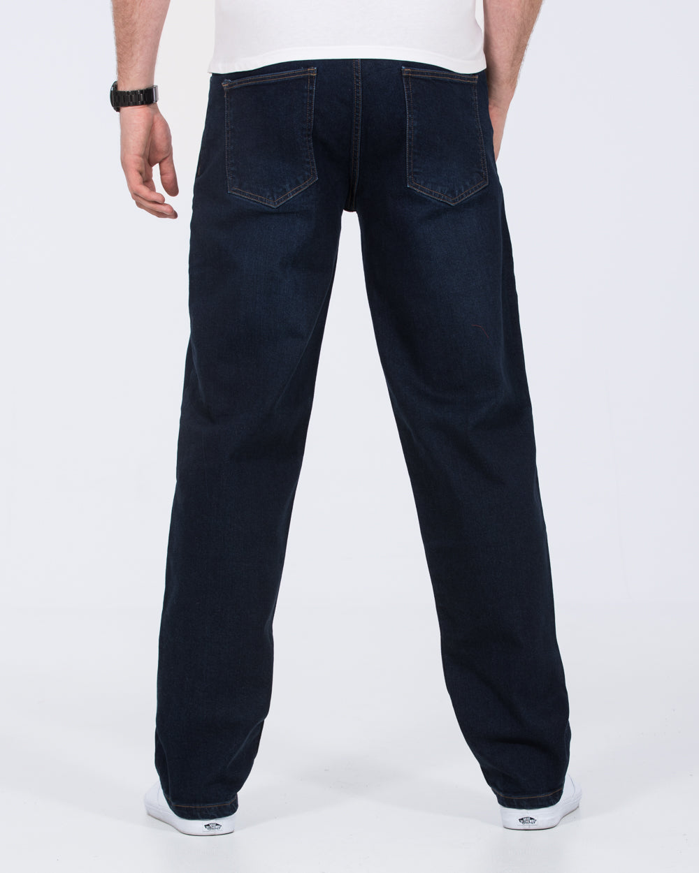 2t Ross Loose Fit Tall Mens Extra Long Jeans (dark wash) | Tall