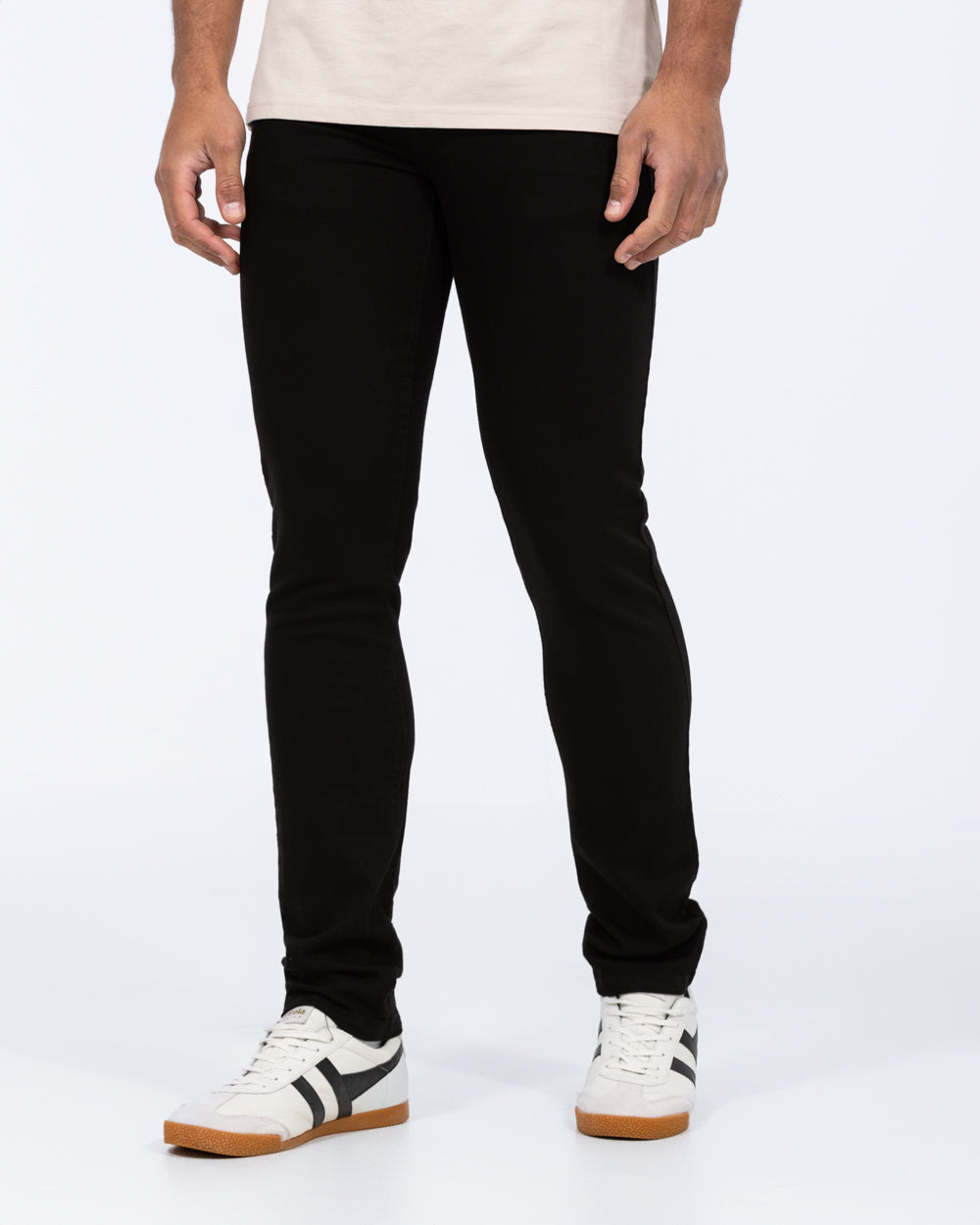 Ed Baxter Slim Fit Extra Tall Mens Jeans (black) | Tall Mens Clothing ...