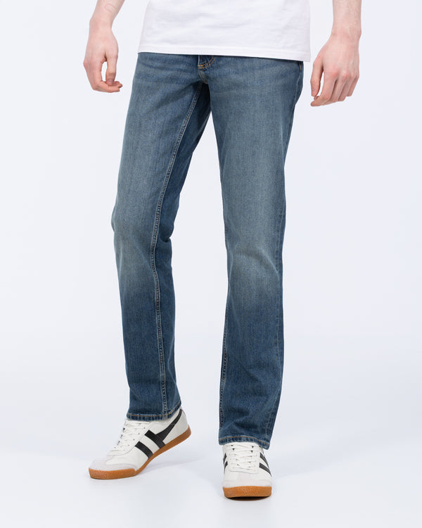 Mustang Tramper Straight Fit Tall Jeans (mid blue)