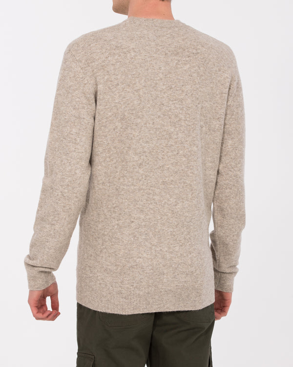 2t Finley Tall Crew Neck Pocket Jumper (oatmeal)