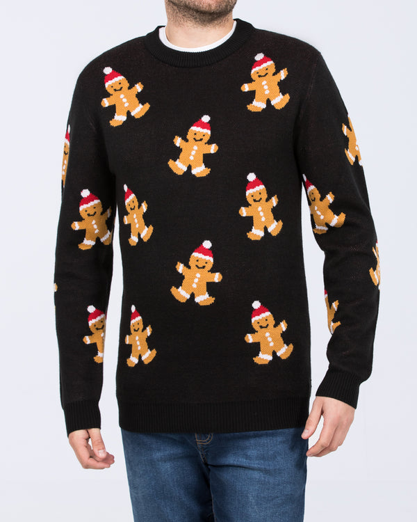 2t Giovanni Tall Gingerbread Christmas Jumper (black)