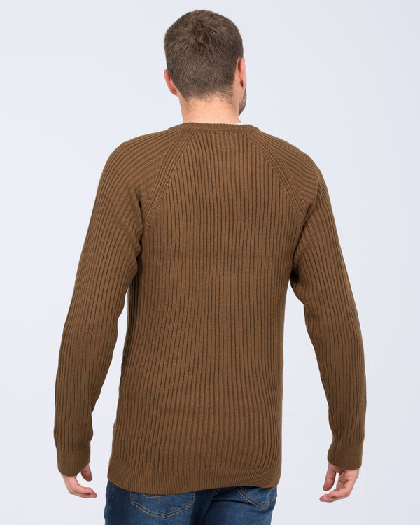 2t Harris Tall Chunky Knit Jumper (khaki)