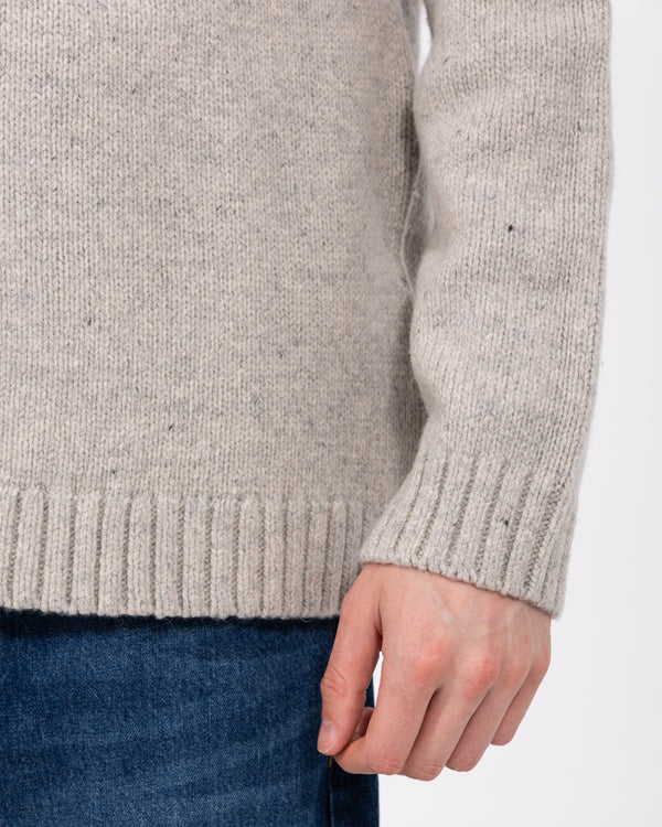 2t Tall Lambswool Blend Fairisle Jumper (silver)