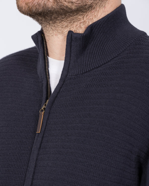 2t Tall Full Zip Up Cardigan (midnight)