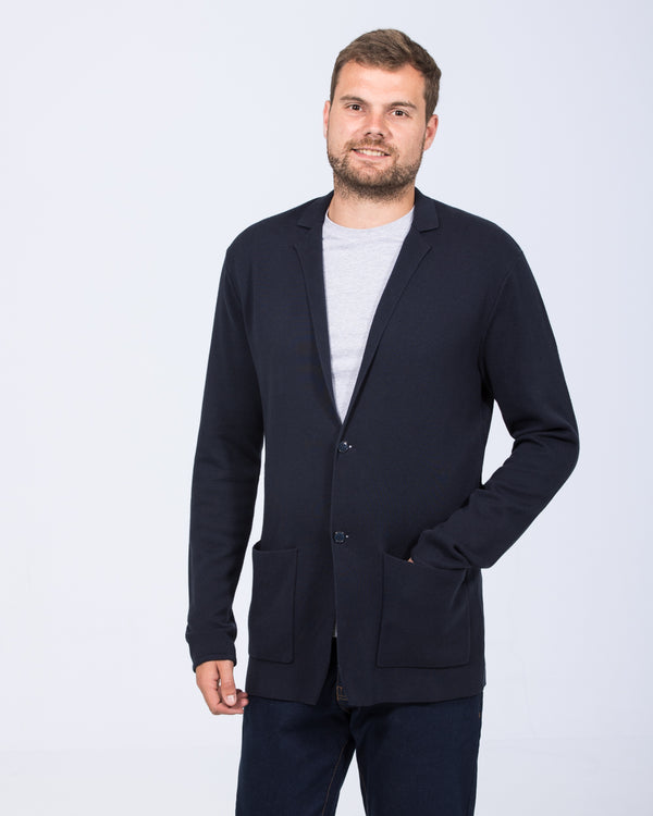 2t Santiago Tall Knitted Blazer (navy)