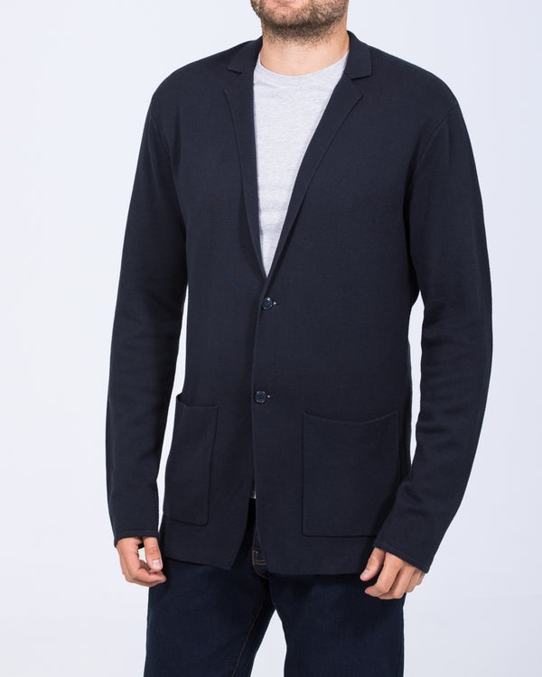 2t Santiago Tall Knitted Blazer (navy)