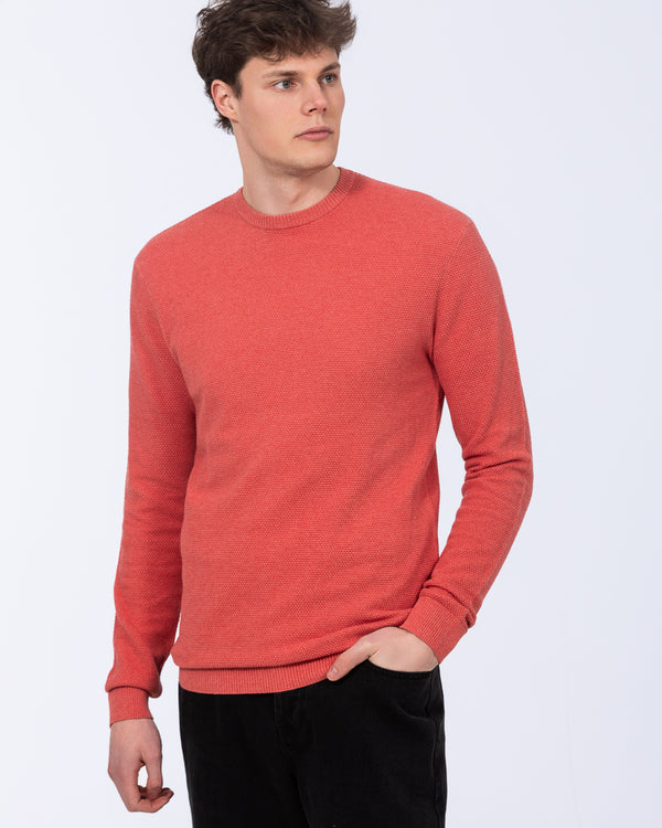 2t Alfred Tall Stitched Jumper (coral)