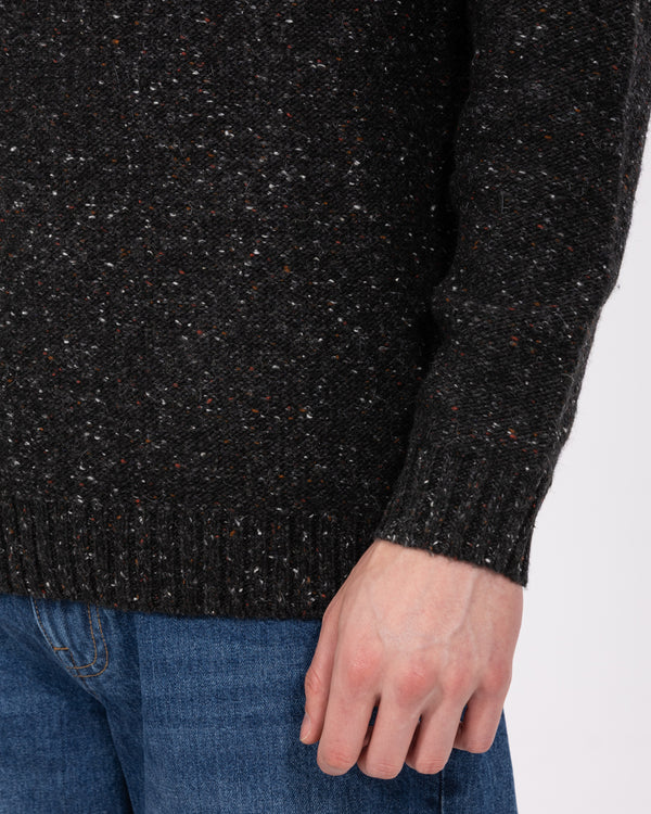 2t Connall Tall Cable Knit Jumper (charcoal)