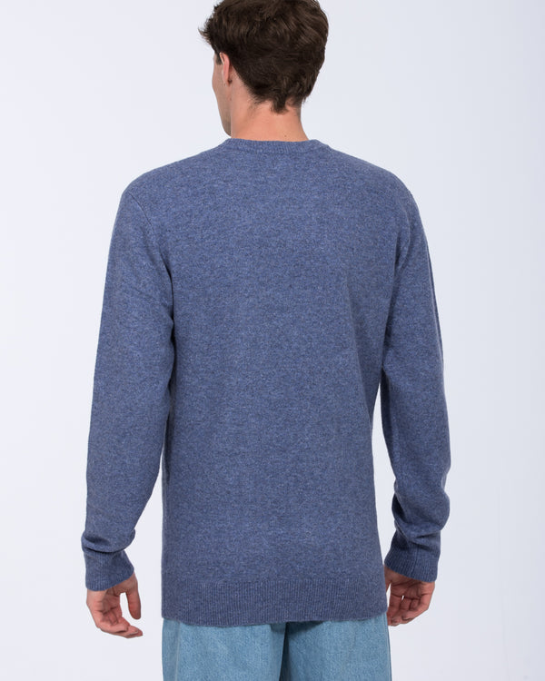 2t Finley Tall Crew Neck Pocket Jumper (light blue)