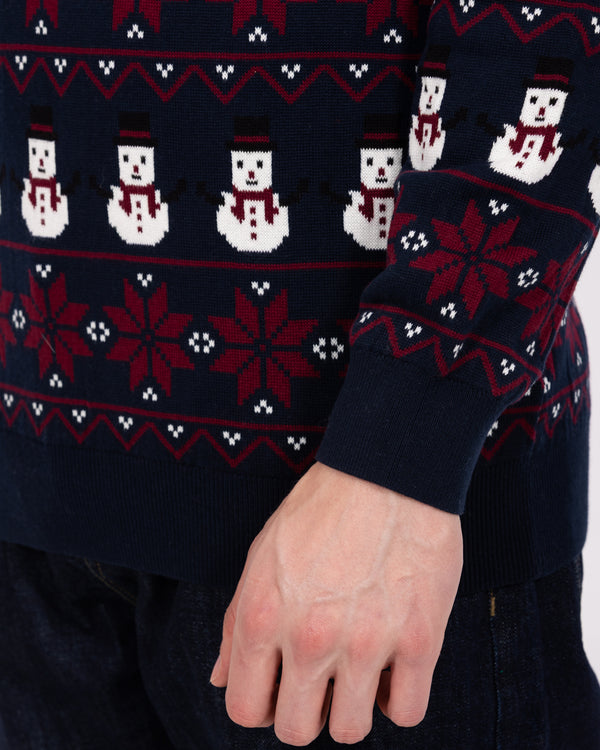 2t Tall Fairisle Christmas Jumper (navy novelty)