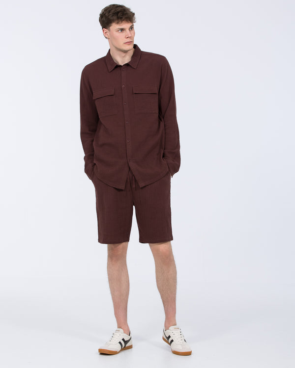 2t Tall Darius Pull On Short (burgundy)