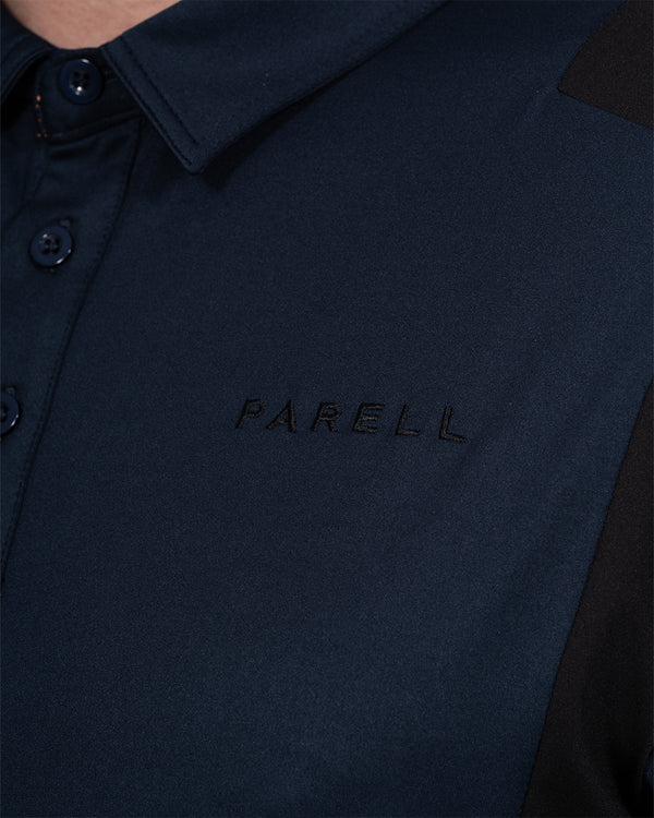 Parell Active Tall Colour Block Polo Shirt (navy)