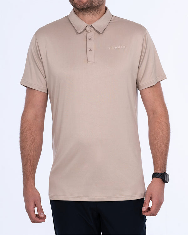 Parell Active Tall Polo Shirt (taupe)