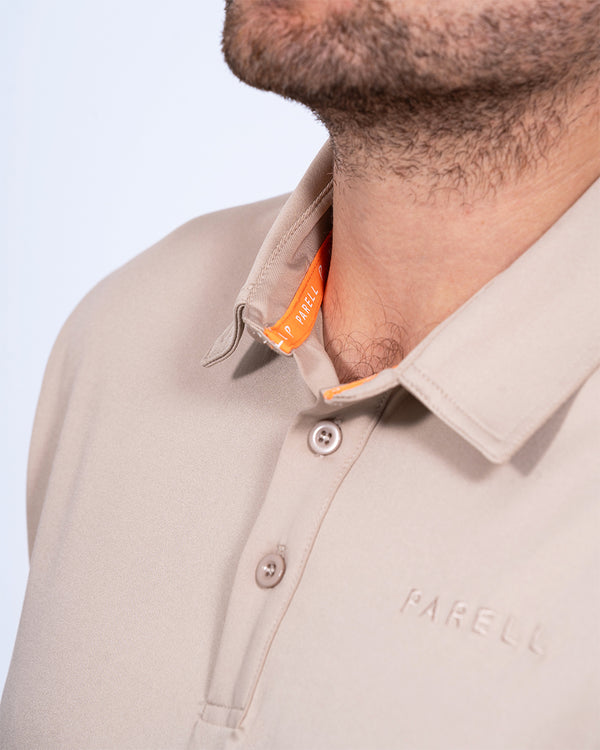 Parell Active Tall Polo Shirt (taupe)