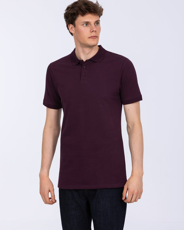 2t Franklin Tall Slim Fit Polo Shirt (purple)