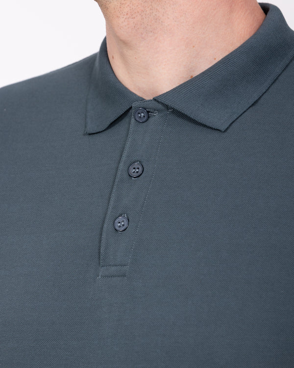2t Franklin Tall Slim Fit Polo Shirt (titanium blue)