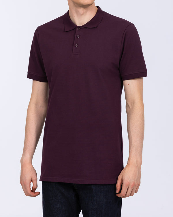 2t Lennox Tall Regular Fit Polo Shirt (purple)