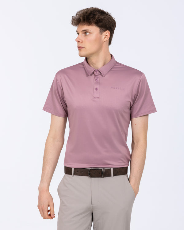 Parell Active Tall Golf Polo Shirt (mauve)