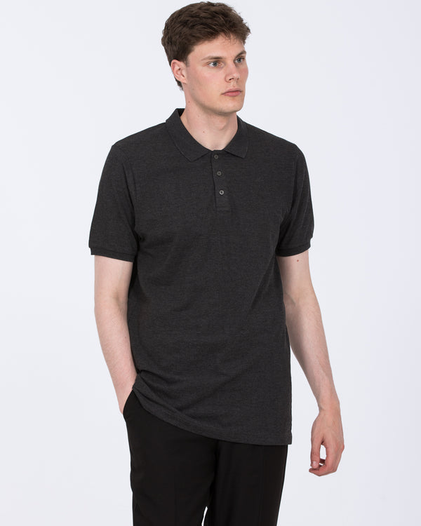 2t Lennox Tall Regular Fit Polo Shirt (grey)