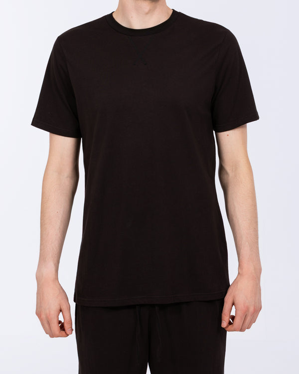 2t Talisman Tall Jersey Pyjama T-Shirt (black)