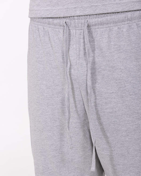 2t Talisman Tall Jersey Pyjama Shorts (heather grey)