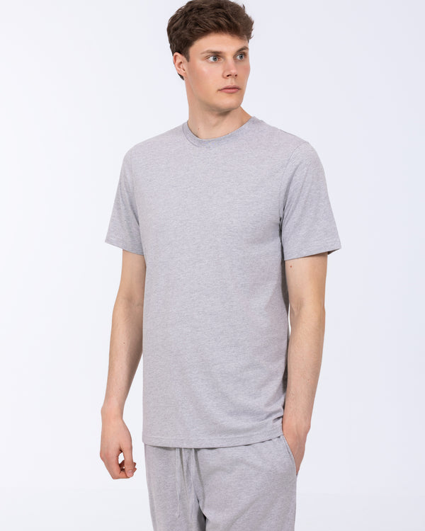 2t Talisman Tall Jersey Pyjama T-Shirt (heather grey)
