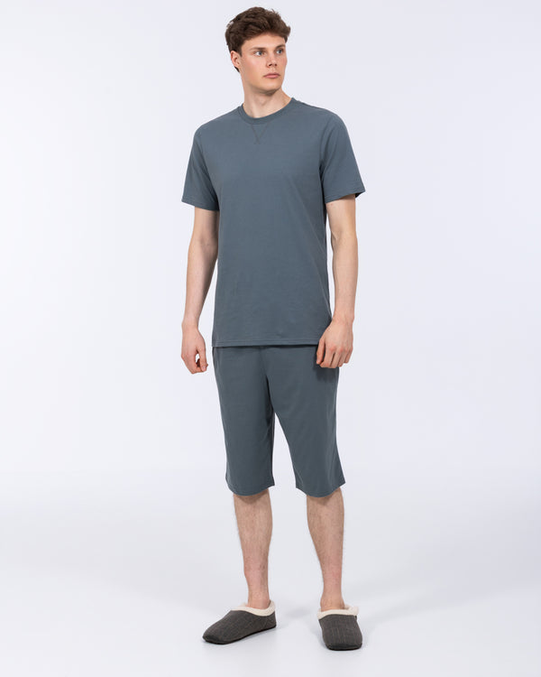 2t Talisman Tall Jersey Pyjama Shorts (petrol blue)