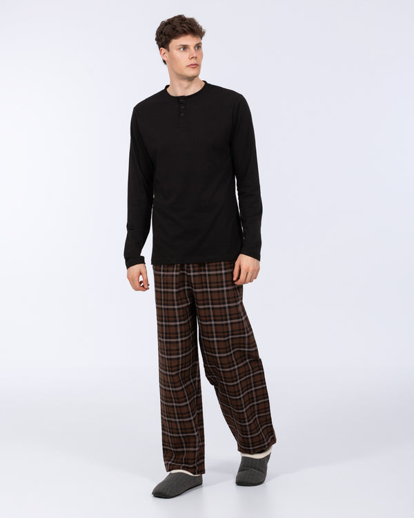 2t Thistle Tall Pyjama Set (brown check)