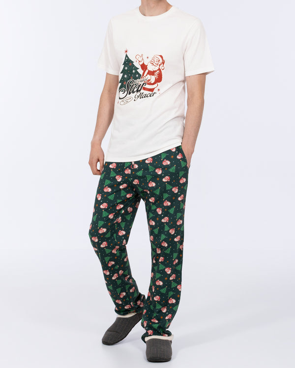 2t Mac Tall Jersey Pyjama Set (green pattern)