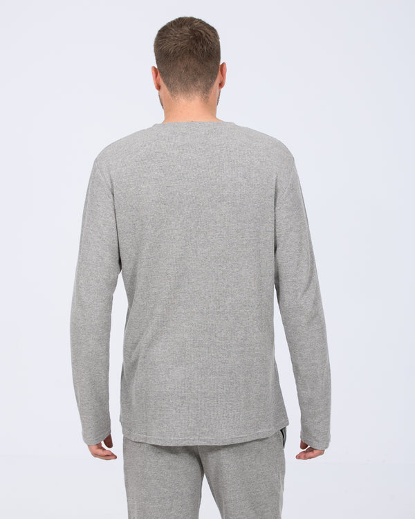 2t Tall Waffle Long Sleeve Pyjama Top (grey)