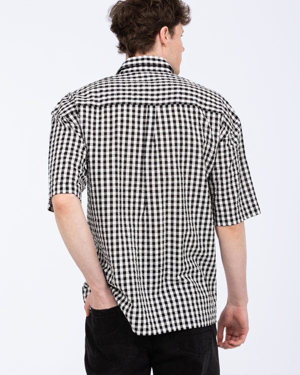 2t Mark Tall Relaxed Short Sleeve Shirt (black pattern)