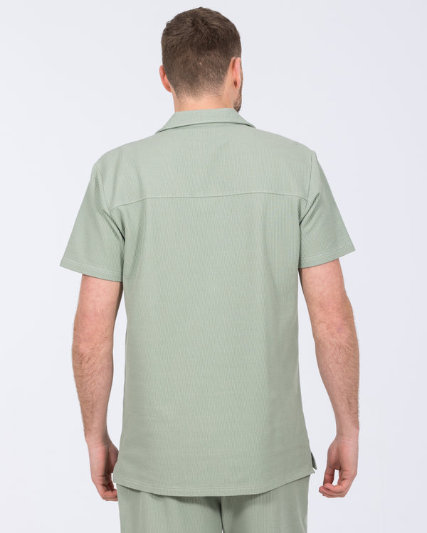 2t Joshua Tall Short Sleeve Waffle Shirt (sage)