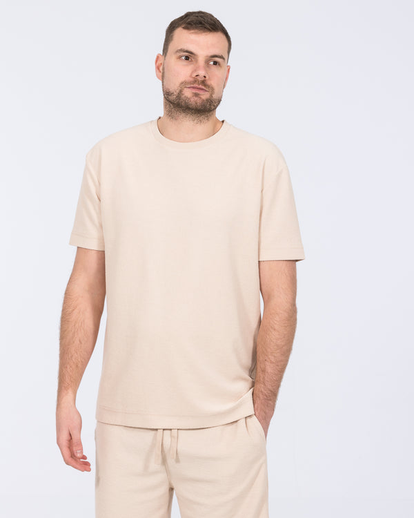 2t Kai Tall Textured T-Shirt (cement)