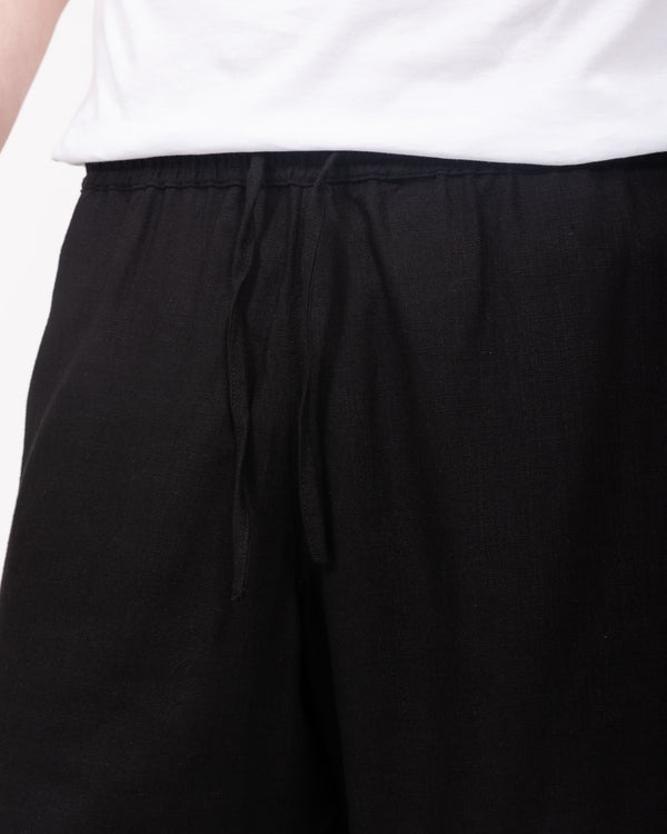 2t Tall Will Linen Blend Pull On Shorts (black)