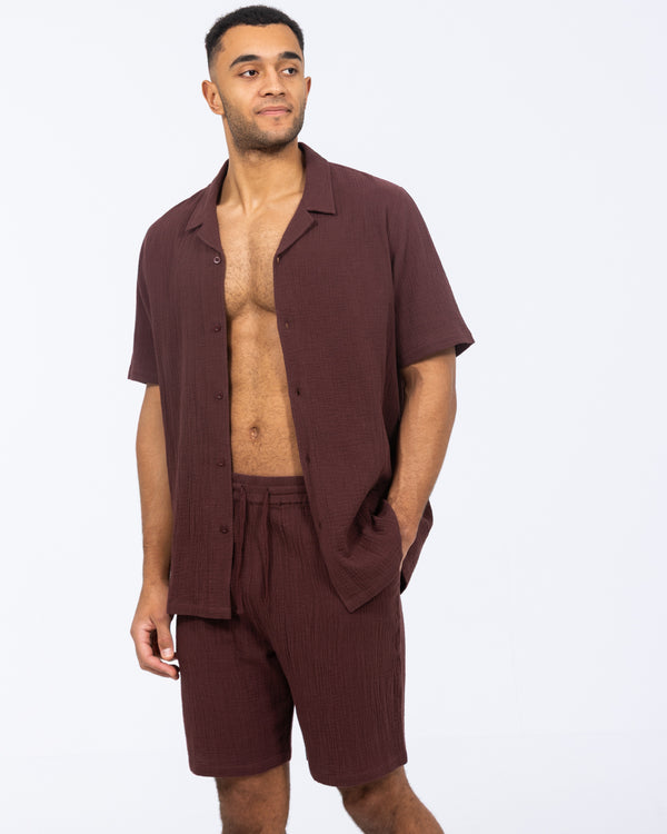 2t Tall Darius Pull On Short (burgundy)