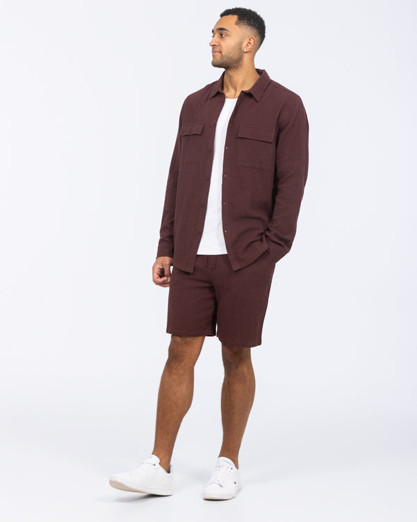 2t Tall Darius Pull On Short (burgundy)