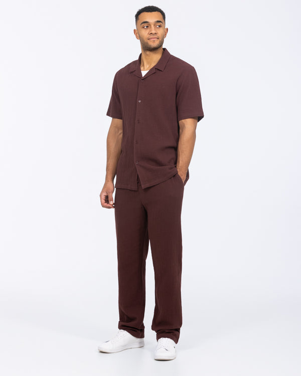 2t Tall Darius Pull On Trouser (burgundy)