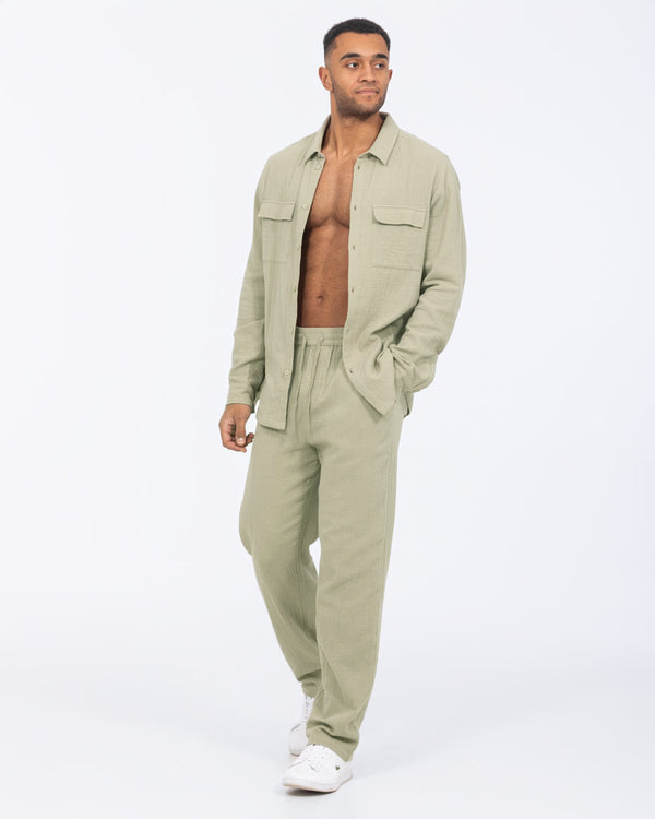 2t Tall Darius Long Sleeve Shirt (sage)