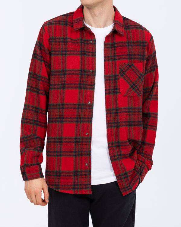 2t Cohen Tall Shacket (red check)