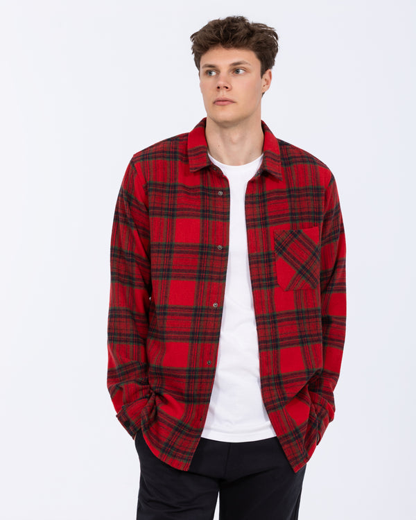 2t Cohen Tall Shacket (red check)