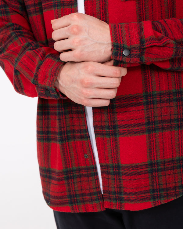2t Cohen Tall Shacket (red check)