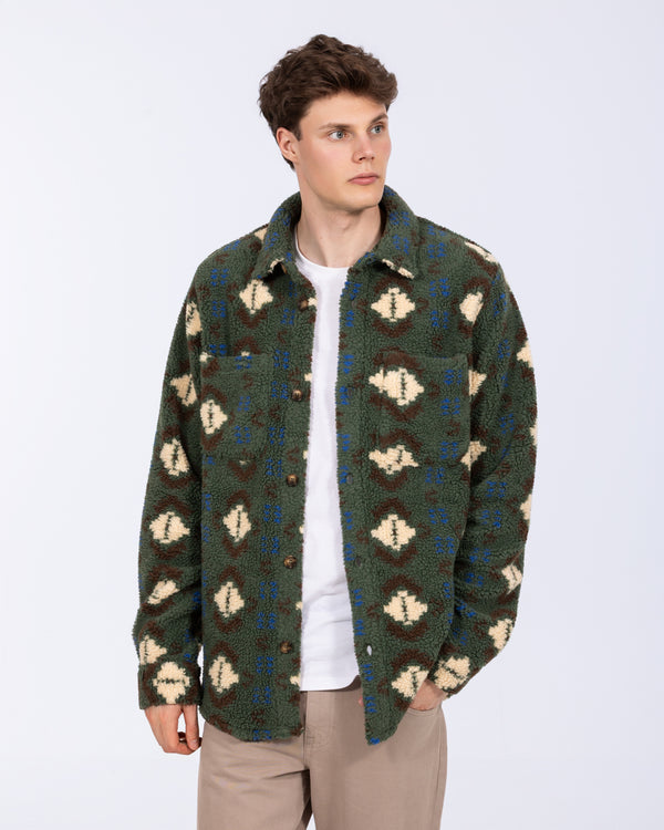 2t Dickson Tall Sherpa Shacket (khaki)