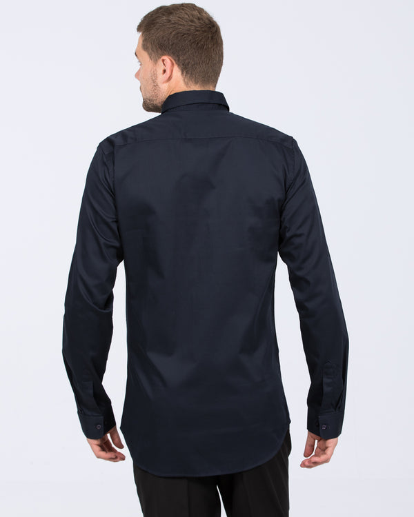 2t Slim Fit Extra Tall Formal Shirt (navy)