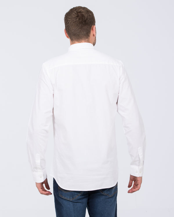 2t Logan Slim Fit Tall Oxford Shirt (white)