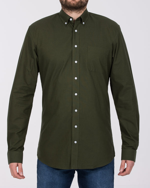 2t Regular Fit Long Sleeve Tall Shirt (forest green)