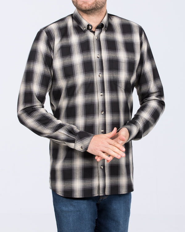 2t Tall Slim Fit Shirt (charcoal check)