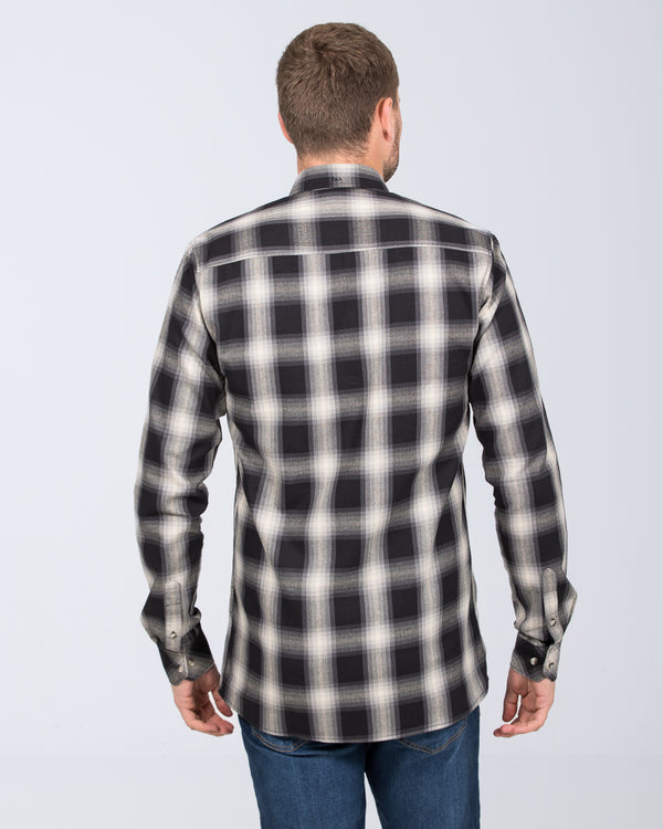 2t Tall Slim Fit Shirt (charcoal check)